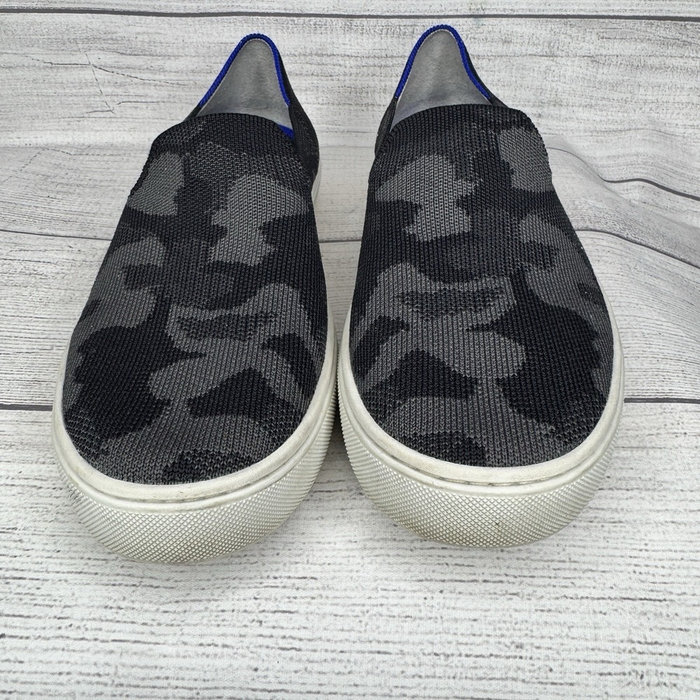 Rothy's The Original Womens Size 9 Shoes Gray Camo Knit Slip On Casual Sneakers - Picture 4 of 6
